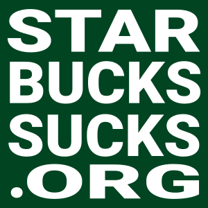 free starbucks sucks sticker